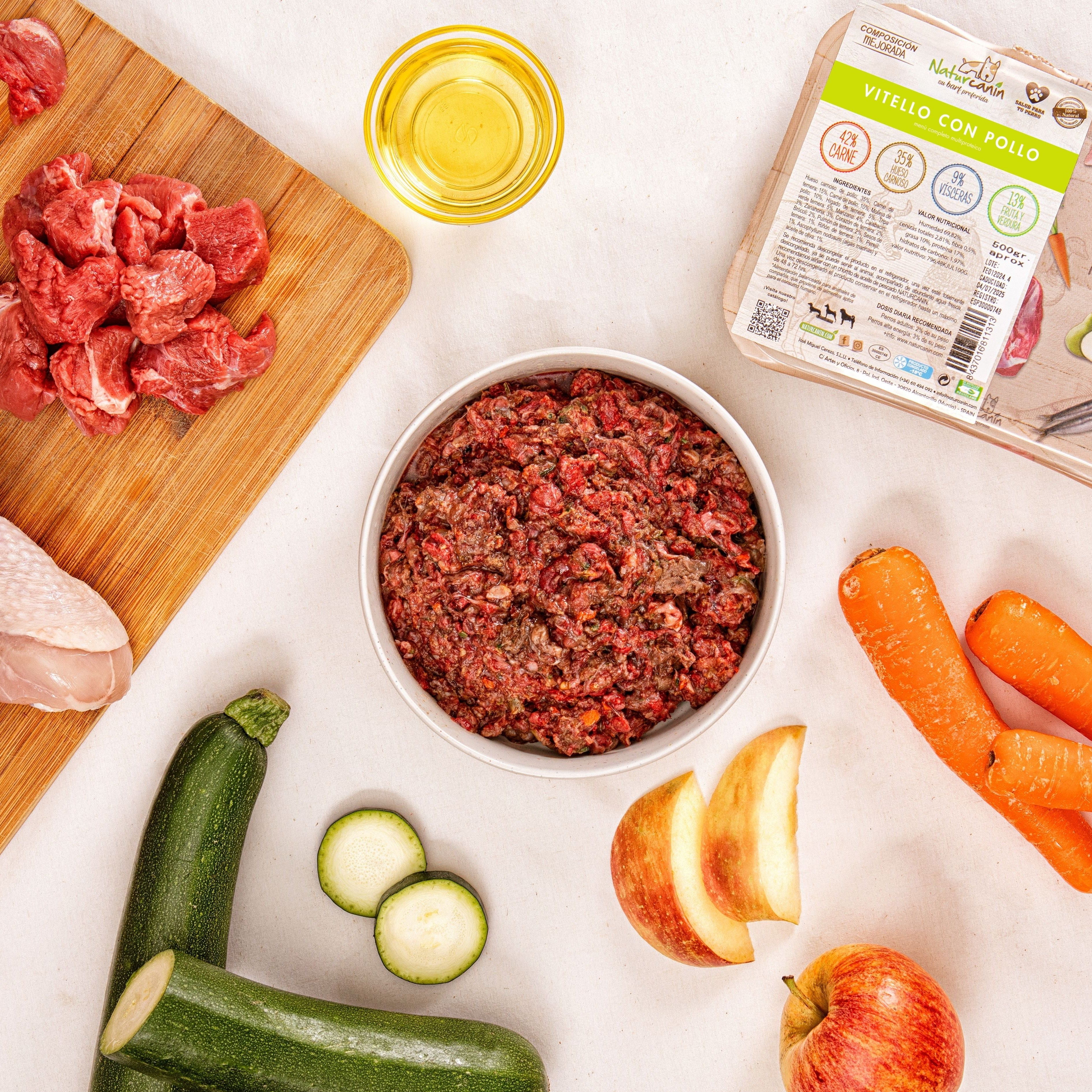 Menù Vitello con Pollo